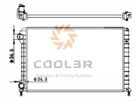 COOL3R 103040083 - RAD. FIAT 500 07- / FORD KA 08-15