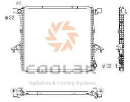 COOL3R 1095P1081 - RAD. VOLKSW. CRAFTER 2.0 TDi 17- / MAN TGE 2.0 TDi 16-