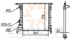 COOL3R 106006082 - RAD. RENAULT 5