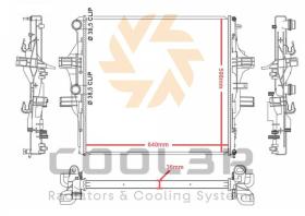 COOL3R 1030N1082 - RAD. IVECO DAILY 14-.