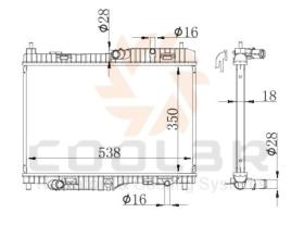 COOL3R 103238081 - RAD. FORD MONDEO 2.0 TDCi 07-15