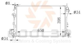 COOL3R 105518084 - RAD. OPEL VECTRA C (02-09)