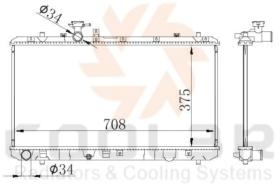 COOL3R 107435081 - RAD. SUZUKI GRAND VITARA (JT) 1.9 DDIS 05-