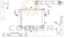 COOL3R 14121042 - RAD. FORKLIFT TOYOTA