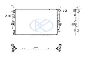 KOYO PL413717 - RAD. MERCEDES CLS / SLC / E / SLK / SL PETROL / CDI M/A 01/0