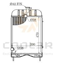 COOL3R 17162719 - RAD. MITSUBISHI MONTERO 2.5 TD (83-91) METALICO