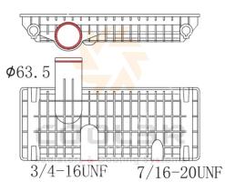 COOL3R 08CAT0224 - TANKET CATERPILLAR 352F / 349F / 349L / 349E (425,5 x 172,5)