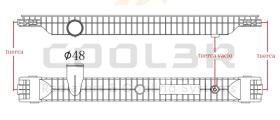 COOL3R 08REN0047 - TANKET SUP. NISSAN CABSTAR / R.V.I. MAXITY ( B.CURVA ).