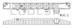 COOL3R 08IV0015 - TANKET SUPERIOR IVECO STRALIS ( CLIP ) ( 773 x 72 ). + JUNTA