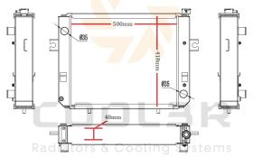 COOL3R 14121530 - RAD. FORKLIFT Toyota