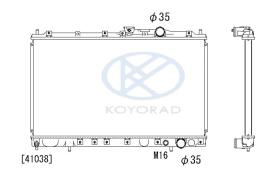 KOYO PL030306T - RAD. NISSAN MICRA 0.9 IG-T / 1.5 DCI MAN. 12/16-