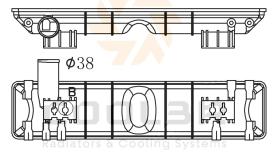 COOL3R 08TRU0380 - TANKET NEW HOLLAND TD 5 11- ( 466 x 106 )