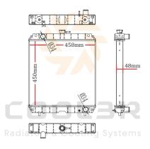 COOL3R 1483162 - RAD. TRACTOR NEW HOLLAND TD 5 11-