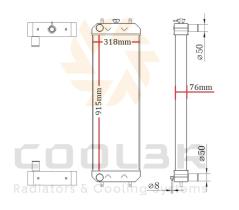 COOL3R 1483045 - RAD. GENERADOR PERKINS MT