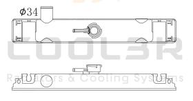 COOL3R 08TRU03534 - TANKET SUP. KUBOTA / YANMAR / KOBELCO ( 465 X 69 ).